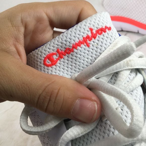 Champion Women Gusto Sneakers Activewear White/Orange Size 9 - Picture 7 of 15